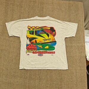 Vintage Gator Nationals mac tool racing shirt mens‎ XL gray 1990s